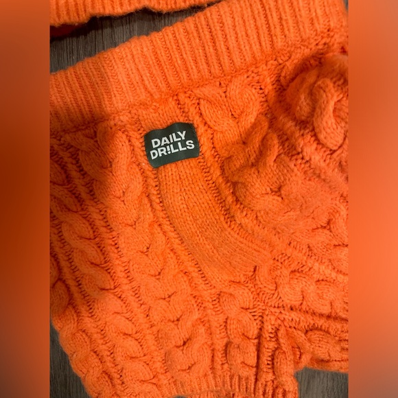 daily drills orange sweater set - Picture 8 of 15
